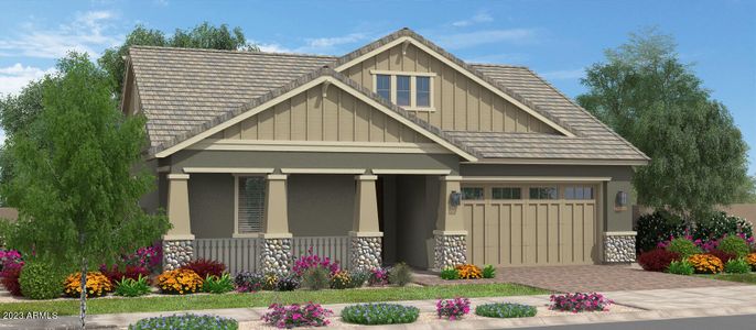 New construction Single-Family house 22931 E Mayberry Rd, Queen Creek, AZ 85142 Acacia- photo 3 3