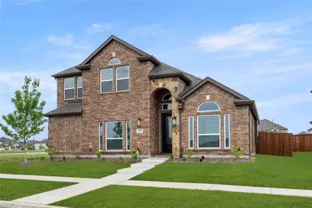 New construction Single-Family house 1357 Allegro Dr, Frisco, TX 75036 Brighton 40R w/Media- photo 0