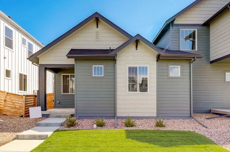 New construction Townhouse house 6167 Mckinnon Ct, Timnath, CO 80547 Garden Series - Caraway- photo 0 0