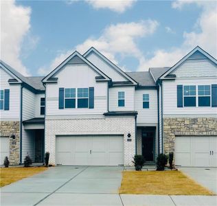 New construction Townhouse house 2456 Bayberry St, Acworth, GA 30101 Stratford- photo 30 30