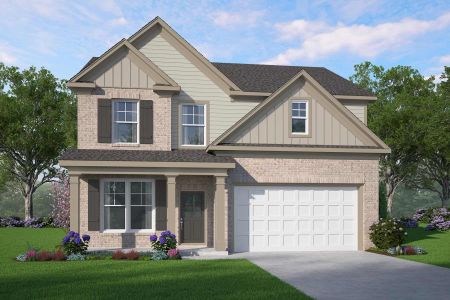 New construction Single-Family house 8133 Pine Ridge Rd, South Fulton, GA 30213 plan Swindon - image