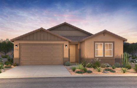 New construction Single-Family house 16735 W Whispering Wind Dr, Surprise, AZ 85387 Avelino- photo 0