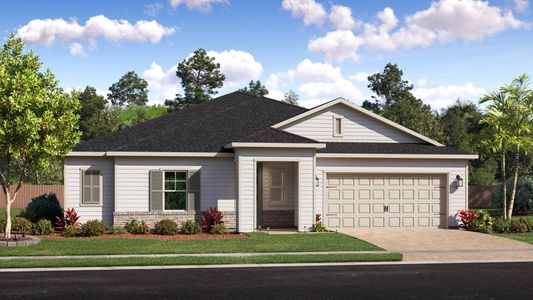 New construction Single-Family house 3112 Tupelo Lp, Green Cove Springs, FL 32043 plan Santorini - image
