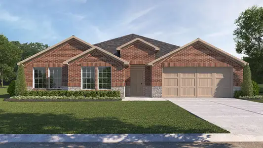 New construction Single-Family house 412 Sunflower Trl, Cleburne, TX 76033 plan Harrison - image