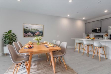 Dining Space - virtually staged