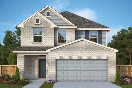 New construction Single-Family house 7426 Cattail Falls Lane, Porter, TX 77365 The Carolwood- photo 0