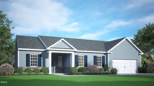 New construction Single-Family house 10650 Beard Wy, Bailey, NC 27807 plan Dylan - Drhe - image