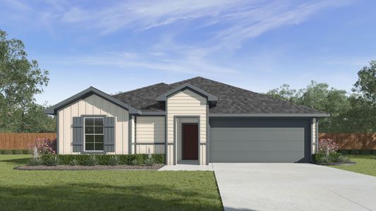 New construction Single-Family house 311 Wirecrested Dr, Lockhart, TX 78644 The Ashburn- photo 0