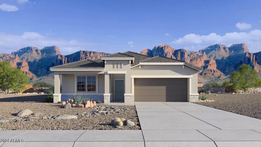 New construction Single-Family house 18343 W Smoketree Drive, Surprise, AZ 85387 Cali- photo 0