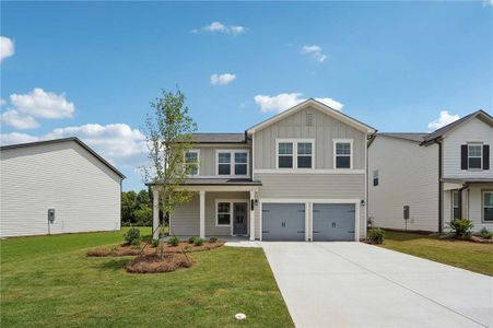 New construction Single-Family house 2174 Boxwood Circle, Conyers, GA 30094 Harrison Homeplan- photo 0