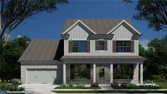 New construction Single-Family house 2865 S Waterworks Rd, Buford, GA 30518 LakeHurst- photo 0