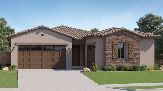 New construction Single-Family house 16842 W Bronco Tr, Surprise, AZ 85387 Trillium Plan 4585- photo 1 1