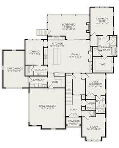 New construction Single-Family house 11325 Royal Amber Wy, Raleigh, NC 27614 plan Custom - image