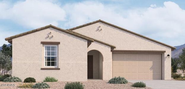 New construction Single-Family house 2609 E Hollywood Ike Avenue, San Tan Valley, AZ 85140 Jade Homeplan- photo 0