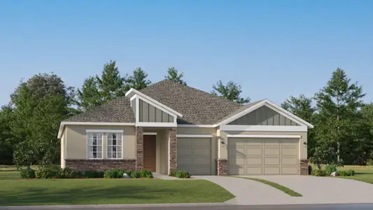 New construction Single-Family house 8003 Painted Sky Pl, Land O' Lakes, FL 34637 plan Blackburn - image