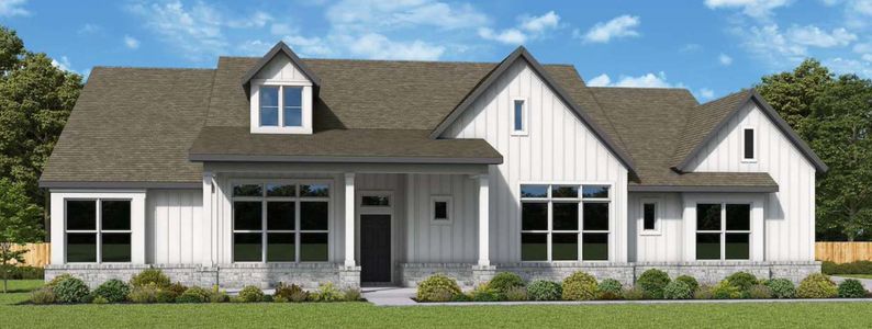 New construction Single-Family house 3017 Whalesong Wy, Leander, TX 78641 plan The Edwards - image