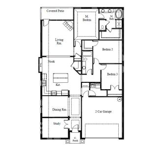 New construction Single-Family house 2461 Collinwood Ln, Keene, TX 76031 plan Stratford - image