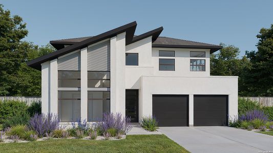 New construction Single-Family house 121 Sasparilla, Boerne, TX 78006 plan 2458E - image