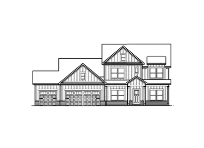 New construction Single-Family house 122 Nannies Cir, Williamston, SC 29697 plan (GA) Brooks A 3 Front Entry - image