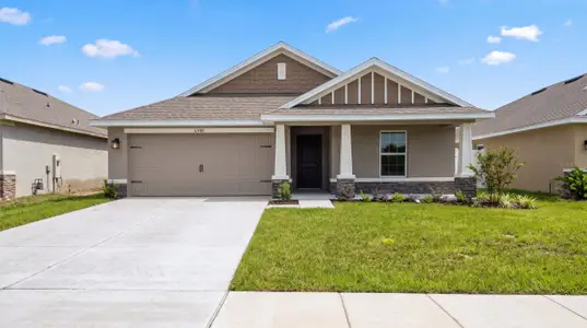 New construction Single-Family house 12488 Langley Dr, Unit Lot 86, Spring Hill, FL 34609 plan 1512 - image