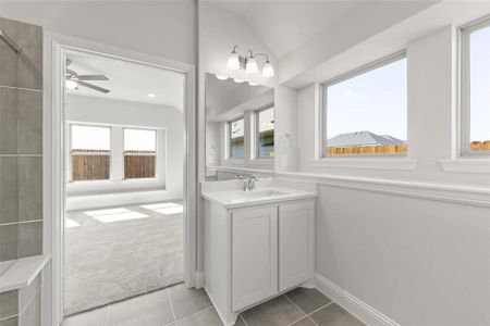 New construction Single-Family house 1649 Edgeway Dr, Aubrey, TX 76227 Harwood- photo 18 18