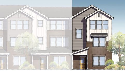 New construction Townhouse house 5363 N Eaton Park St, Aurora, CO 80019 plan Townhome Series - Harvard - image