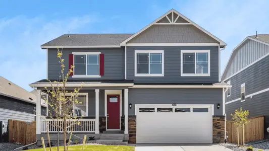 New construction Single-Family house 18125 Coppermallow Trl, Parker, CO 80134 plan Henley - image
