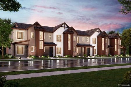 New construction Townhouse house 6807 Huddersfield Ln, Castle Pines, CO 80108 null- photo 0
