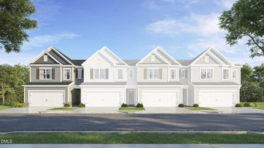 New construction Townhouse house 1202 Constellation Cir, Durham, NC 27703 plan Coleman - image