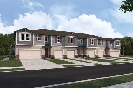 New construction Townhouse house 8815 Ginko Run, Parrish, FL 34219 plan Lakewood - image