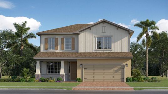 New construction Single-Family house 1525 Wandering Willow Way, Loxahatchee, FL 33470 PERIWINKLE- photo 0