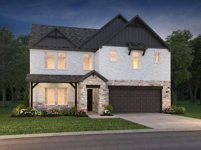 New construction Single-Family house 9128 Horse Herd Drive, Fort Worth, TX 76036 The Haskell- photo 0