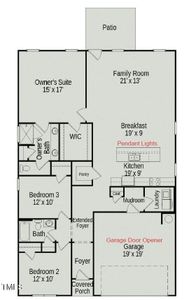 New construction Single-Family house 48 Spirit Springs Rd, Smithfield, NC 27577 The Crawford- photo 0
