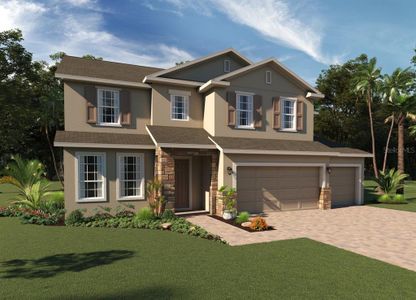 New construction Single-Family house 7268 Dilly Lake Ave, Groveland, FL 34736 Exbury- photo 0