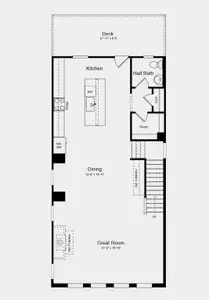 New construction Townhouse house 5 Peeples Dr, Lawrenceville, GA 30046 plan Auburn - image