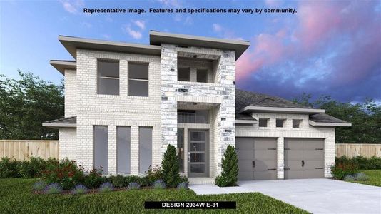 New construction Single-Family house 236 Majestic Sage Trl, San Marcos, TX 78666 Design 2934W E-31- photo 0