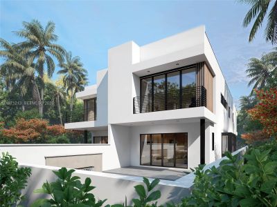 New construction Townhouse house 2220 Sw 14Th St, Unit Left, Miami, FL 33145 - image