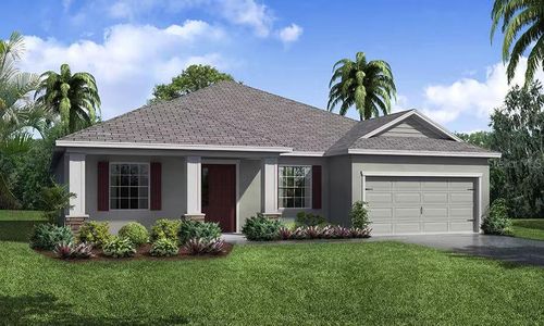 New construction Single-Family house 2632 Scenic Park Lp, Wimauma, FL 33598 plan Savannah - image