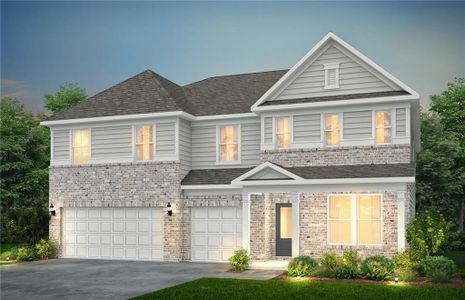 New construction Single-Family house 2112 Cayman Ct, Dacula, GA 30019 plan Dempsey - image