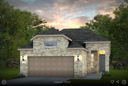 New construction Single-Family house 1010 Martingale St, Georgetown, TX 78633 plan Compass - image