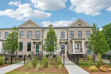 New construction Townhouse house 210 Midnight Oak Run 3, Alpharetta, GA 30009 plan The Chamberlain - image