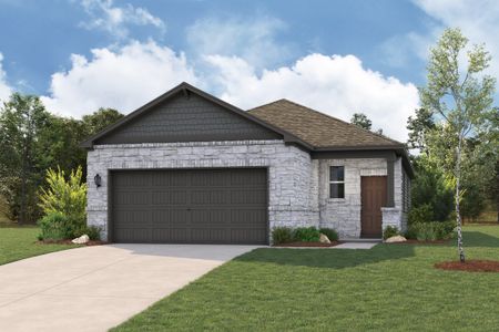 New construction Single-Family house 15523 Lonehollow Lk, San Antonio, TX 78253 plan Easton - 1388 - image