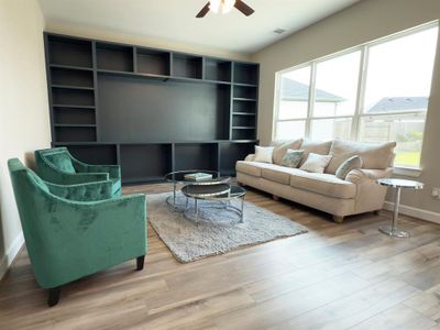New construction Single-Family house 1218 Hidden Oaks Dr, Tomball, TX 77375 Portico- photo 2 2
