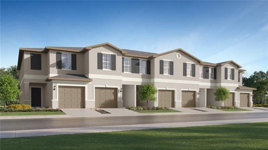 New construction Townhouse house 36199 Risa Michele Street, Zephyrhills, FL 33541 - photo 0