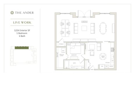 New construction Condo house 2001 W Anderson Ln, Austin, TX 78757 plan Live Work - image