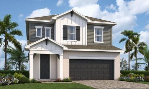New construction Single-Family house 3435 Yellow Cassia Dr, Wesley Chapel, FL 33543 plan The Nassau - image