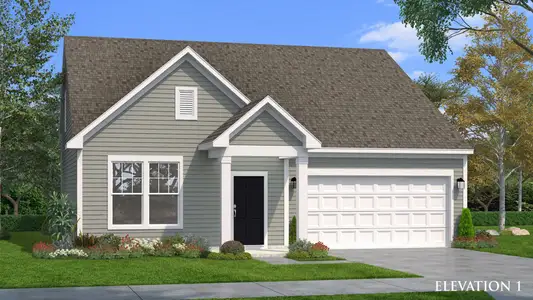 New construction Single-Family house 1001 Springwood Ave, Gibsonville, NC 27249 plan Fairfield - image