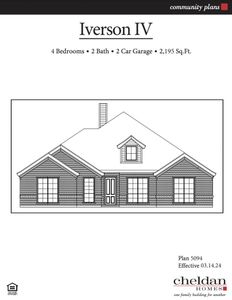 New construction Single-Family house 317 Skeen, Springtown, TX 76082 plan Iverson IV - image