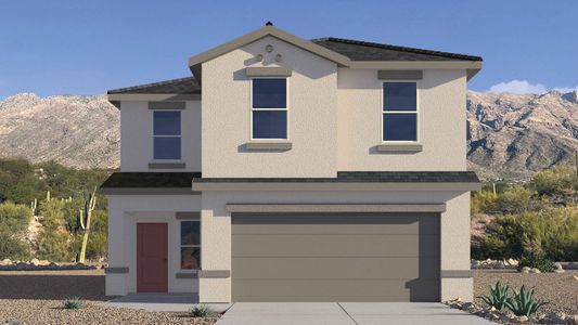 New construction Single-Family house 10012 N Guayacan Trl, Marana, AZ 85653 plan Kate - H30K - image