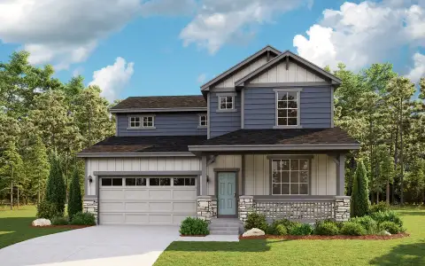 New construction Single-Family house 13530 Jewelflower Cir, Parker, CO 80134 plan Rainier - 21461 - image